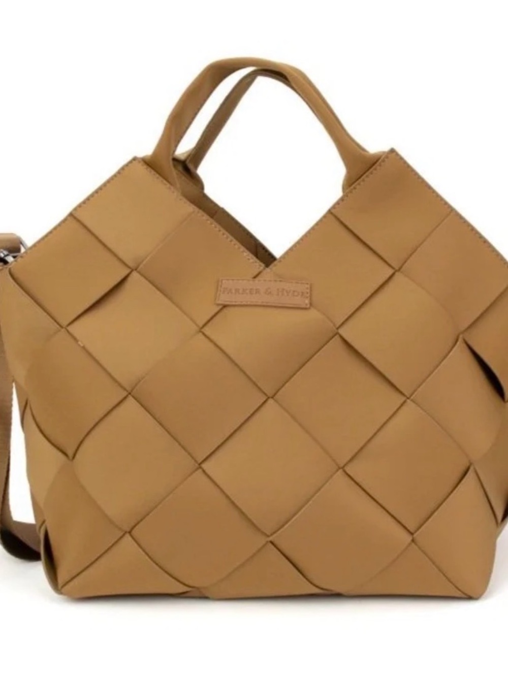 Parker & Hyde woven bag - camel - Picture 4 of 4